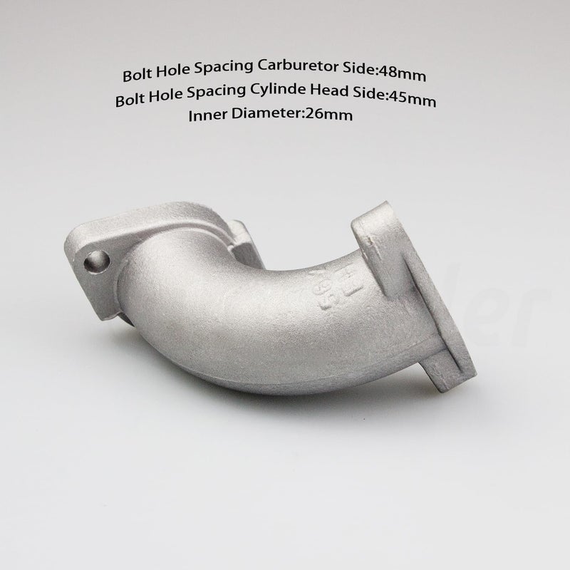 amavoler Intake Manifold Pipe 26mm Carburetor Rubber Mainfold Adapter Kits Fit for VM22 VM24 PE24 PE26 PE28 125cc 140cc 150cc 155cc 160cc Lifan YX Pit Dirt Bike - Image 3